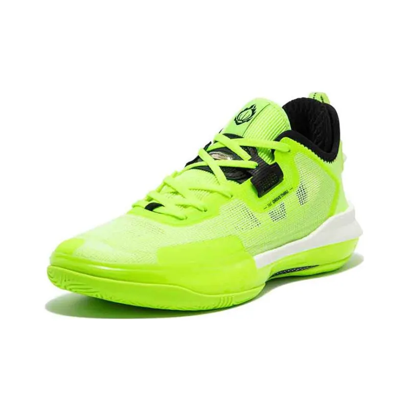 361° Supernova 1.0 Pro Anti Slip Wear Resistant Low Top Basketball Shoes Men's Green Black-1