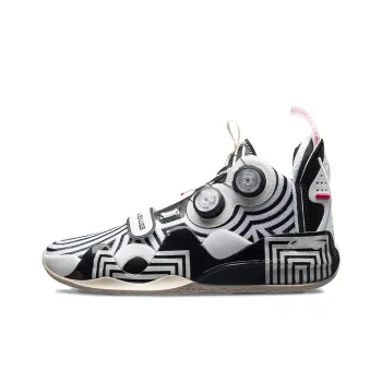 LINING WAY OF WADE Basketball Shoes Men Mid Top Black/White