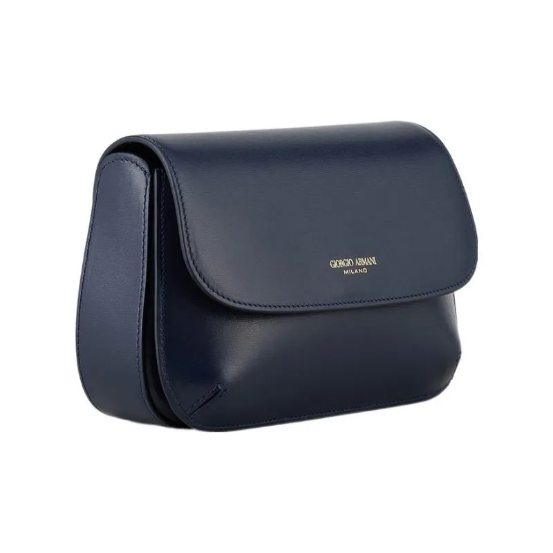 AMANI Calfskin Crossbody Bag Shoulder Bag Women's Blue-1