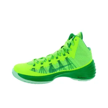 Nike Hyperdunk 2013 'Flash Lime' Cushioned Slip Resistant Mid Top Basketball Shoes Men's Green