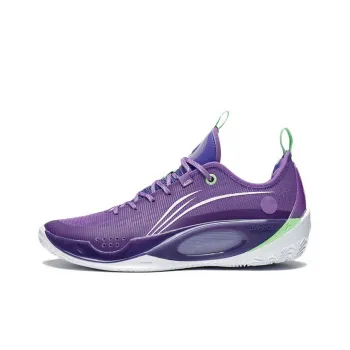 LiNing Wade 808 2 Anti Slip Wear Resistant Low Top Basketball Shoes Quartz Purple