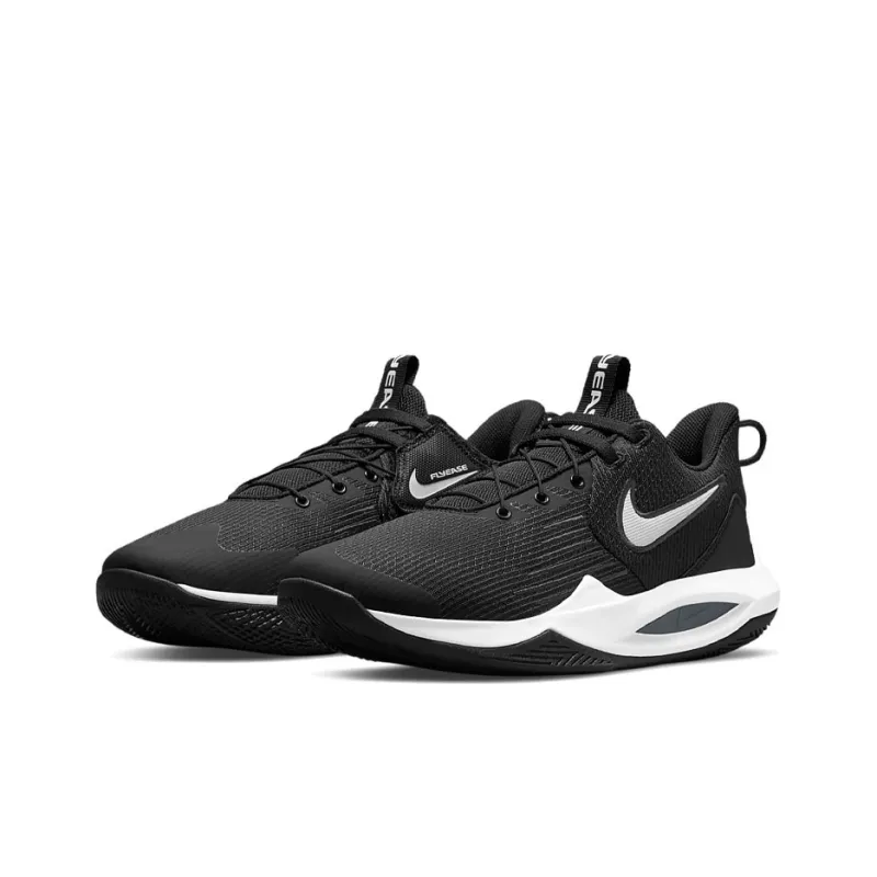 Nike Precision 5 Flyease Black White-2
