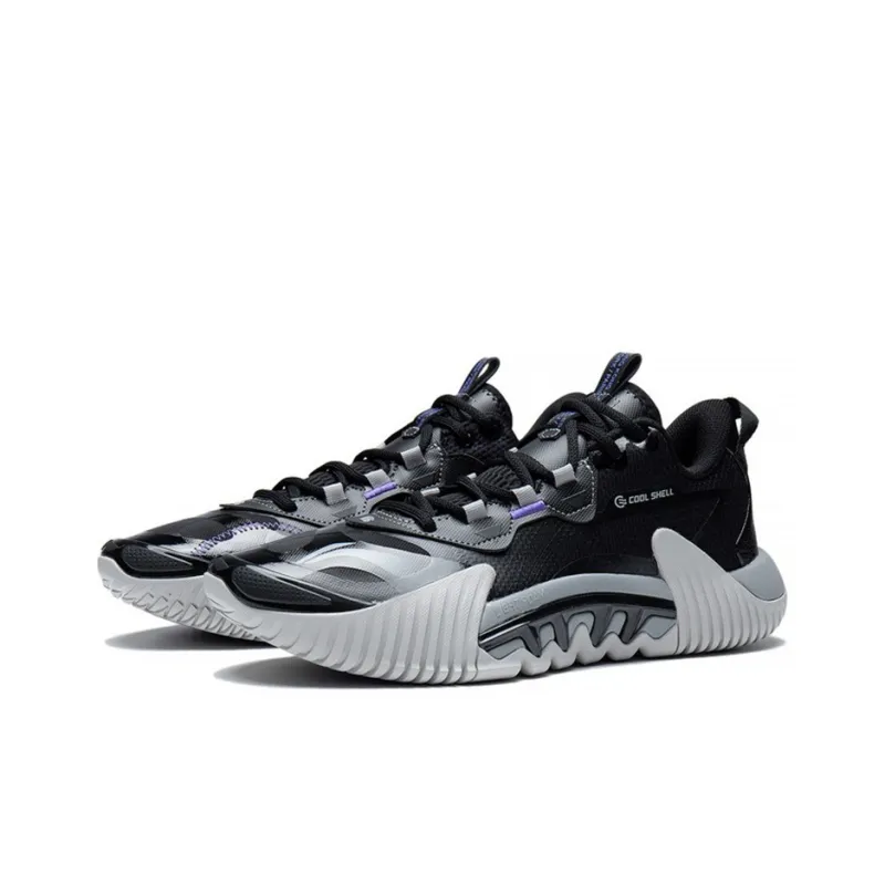 LiNing Badfive 2.5 Cushioning Anti-Slip And Wear-Resistant Low-Top Basketball Shoes Black-2