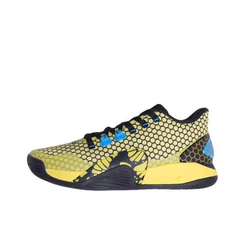 XTEP Lin Generation Low Top Basketball Shoes Men's Black Yellow