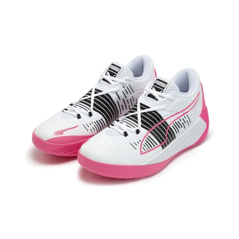 Puma Fusion Nitro White Black Pink-2
