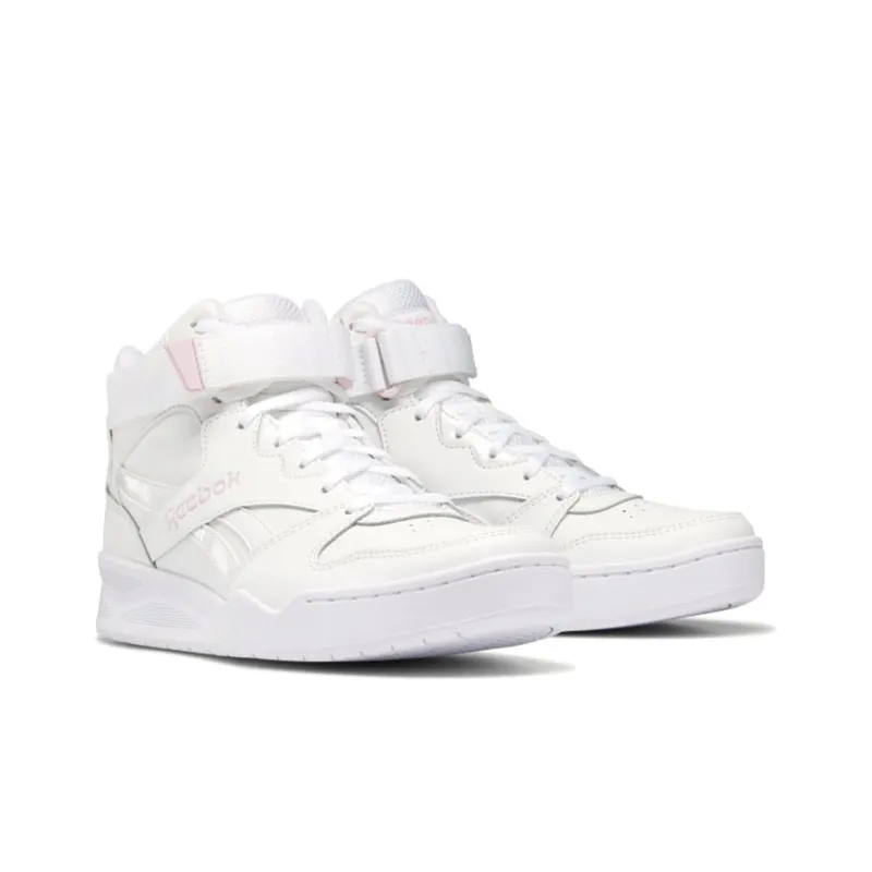 Reebok Royal BB4500 Hi Strap Slip-Resistant Breathable Mid-Top Performance Basketball Shoes Women's Cloud White-2