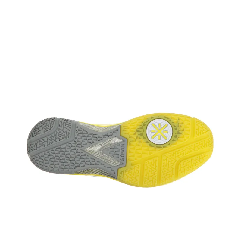 LiNing WOW 5 Low Top Basketball Shoes Men's White Yellow-3