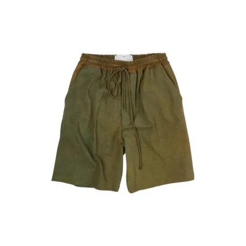 SONG FOR THE MUTE Casual Shorts Men Army Green