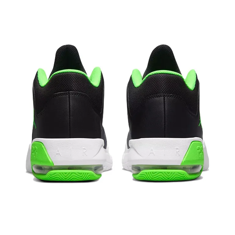 Air Jordan Max Aura 3 Mid Top Black/Green-4