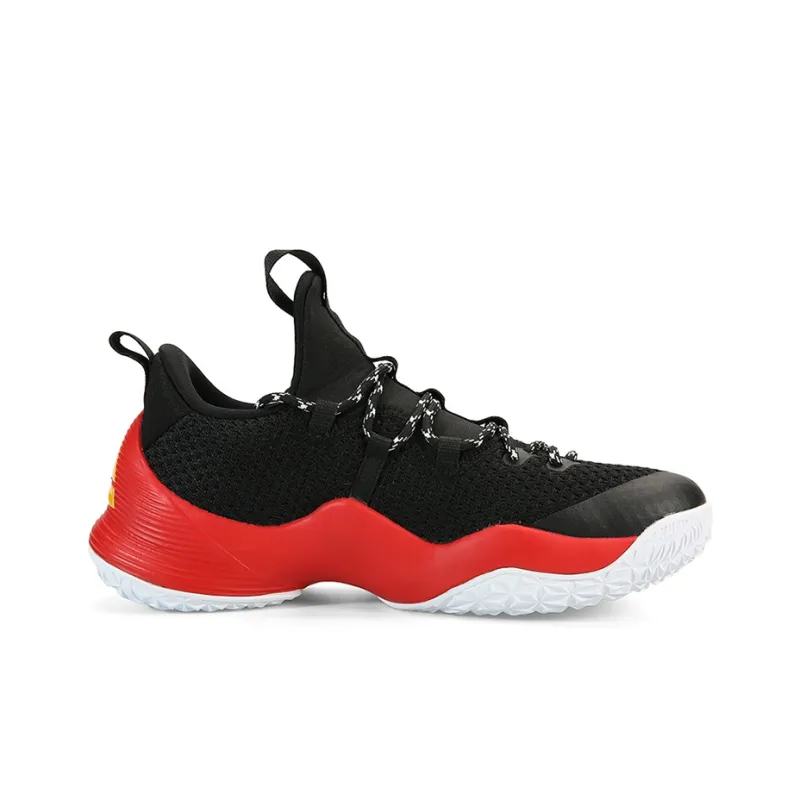 PEAK Street Boss Low Top Performance Basketball Shoes Men's Black Red-1