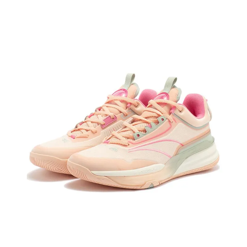 361° DVD1 Dinwiddie 1st Generation, Sweetheart Anti Slip Wear Resistant Low Top Basketball Shoes Men's Soft Pink-2