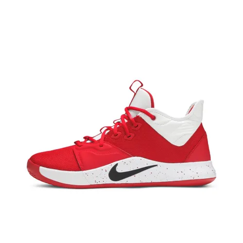 Nike PG 3 Basketball Shoes Men Low-Top Red/White