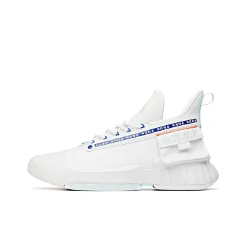 Anta Advanced Player 2 Abrasion Resistant Breathable Low Top Basketball Shoes Men's White Blue