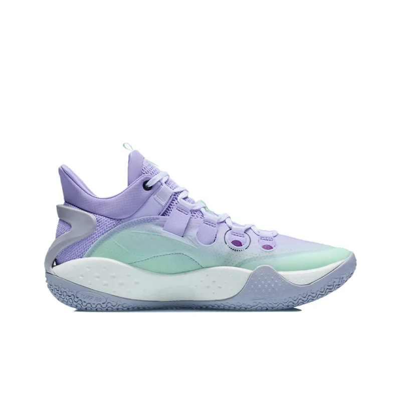 LiNing SONIC 9 Low Cushioning Anti-Slip And Wear-Resistant Low-Top Basketball Shoes Soft Purple-1