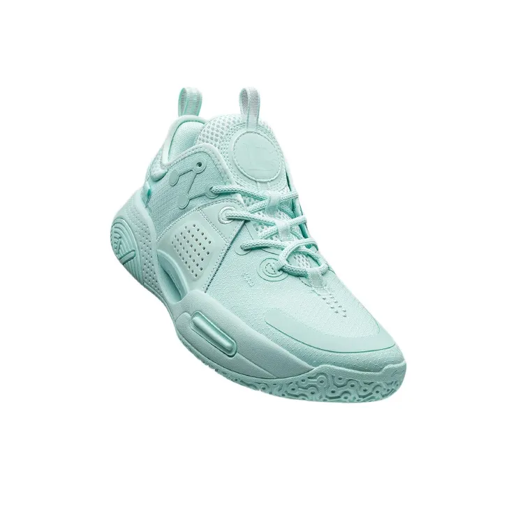 LINING All City 9 V1.5 Basketball Shoes Men Low Top Water Wave Green-3