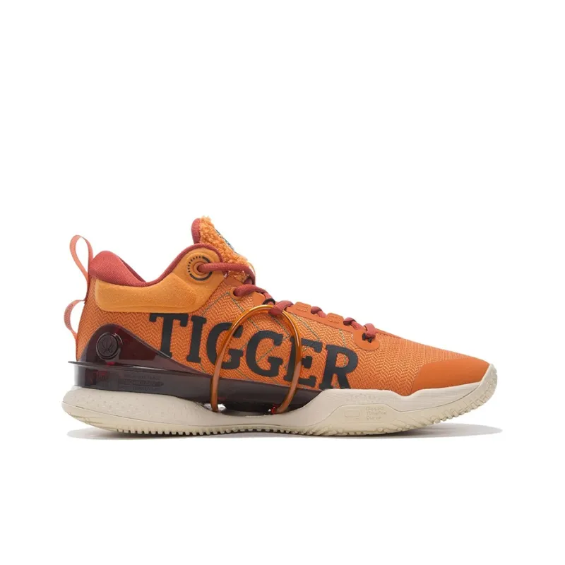 Disney x LiNing Speed 8 Premium Anti Slip Wear Resistant Low Top Basketball Shoes Men's Jam Orange-1