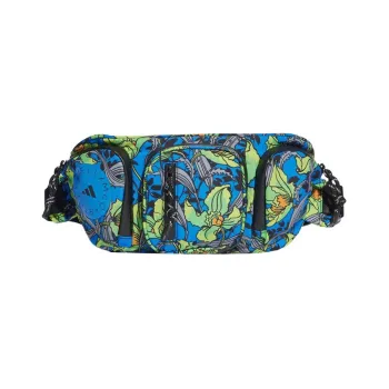 Adidas Recyclable Polyester One Shoulder Crossbody Fanny Pack Regular Women's Black/Blue/White