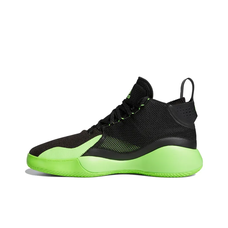 Adidas D Rose 773 2020 'Black Team Solar Green'-0