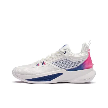 361° Restraint 3 Basketball Shoes Men Low Top White/Pink