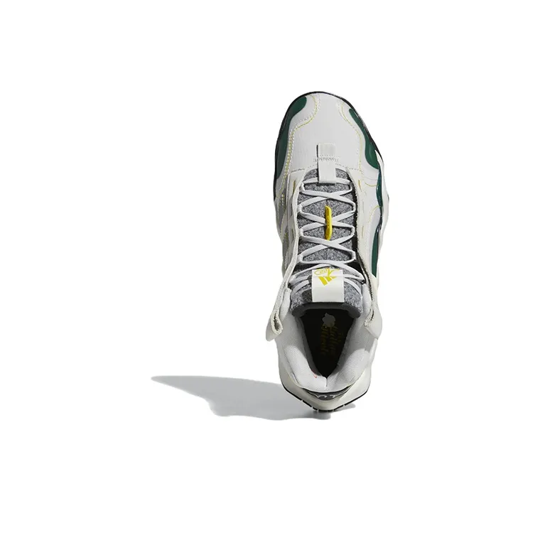 Adidas Exhibit B Candace Parker Mid Grey Team Dark Green Women's-4
