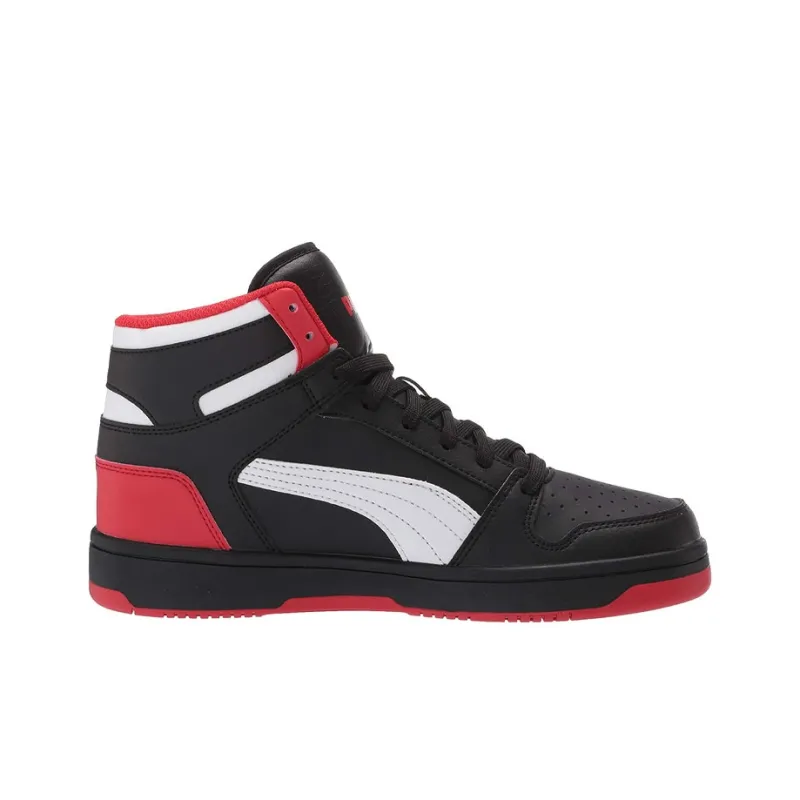 PUMA Rebound LayUp Sl 'Black High Risk Red'-1