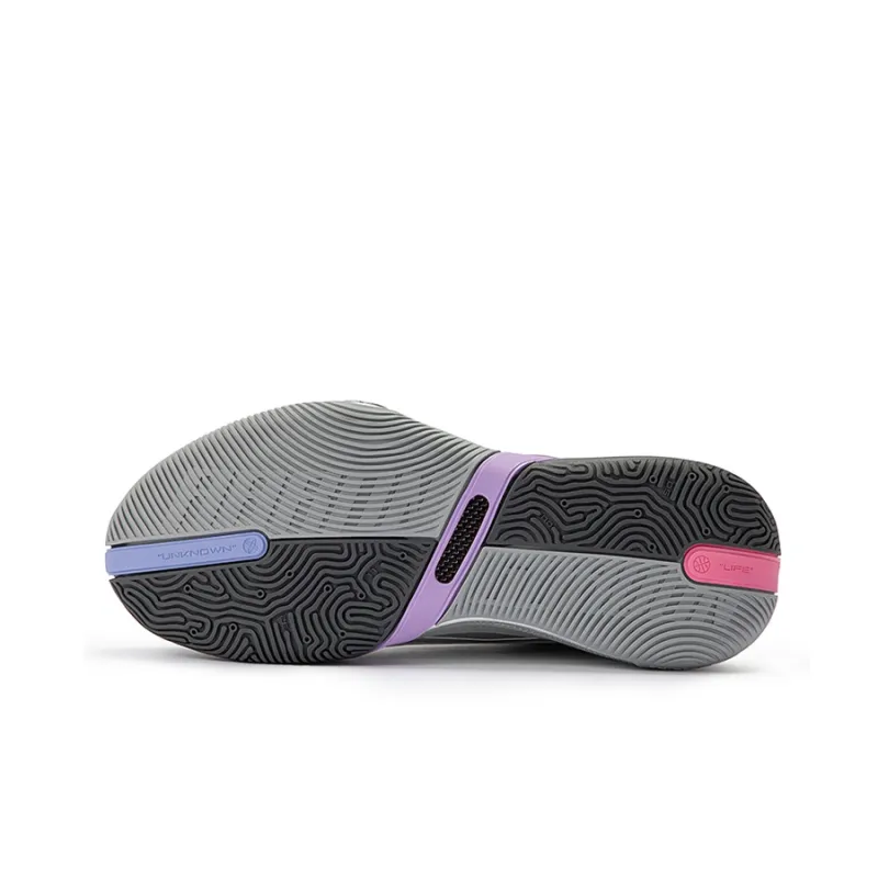 361° AG3 Pro Basketball Shoes Men High Top Gray/Purple-4