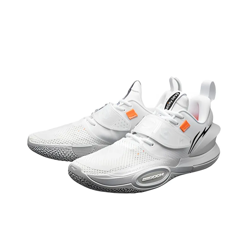LiNing All City 10 V2 ' White Hot ' Anti-Slip Wear-Resistant Low-Top Performance Basketball Shoes White-1