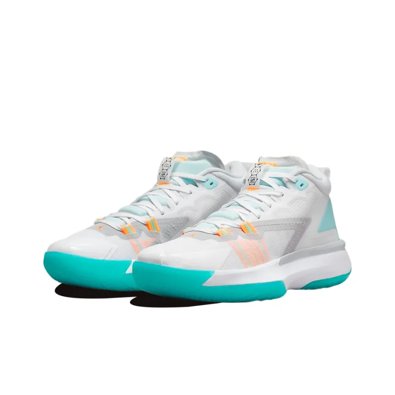JORDAN Zion 1 'White Dynamic Turquoise'-2