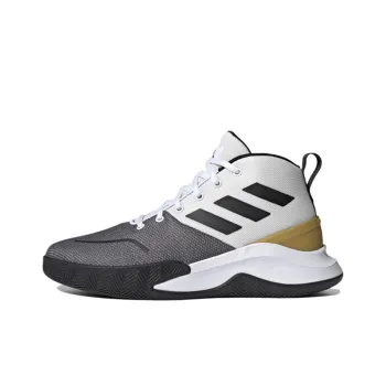 Adidas Ownthegame Shoes Black/White/Yellow