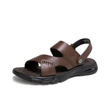 CAMEL Beach Sandals Men Black/Brown Color