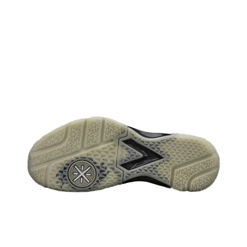 LiNing WOW 5 Way Of Wade 5 Cushioned Slip-Resistant Lightweight Low-Top Basketball Shoes Men's Sand Yellow Black-4