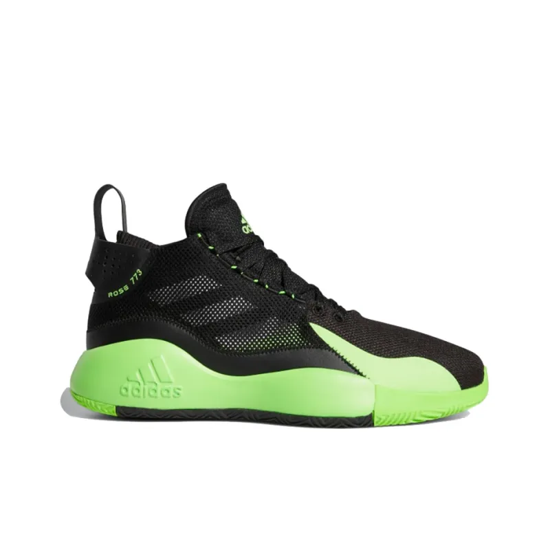 Adidas D Rose 773 2020 'Black Team Solar Green'-1