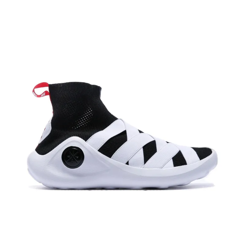 LiNing WAY OF WADE Essence X Lightweight High Top Basketball Shoes Men's White Black-1