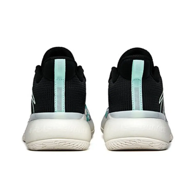 Anta Cushioning Anti-Slip And Wear-Resistant Low-Top Performance Basketball Shoes Men's White Green Black-4
