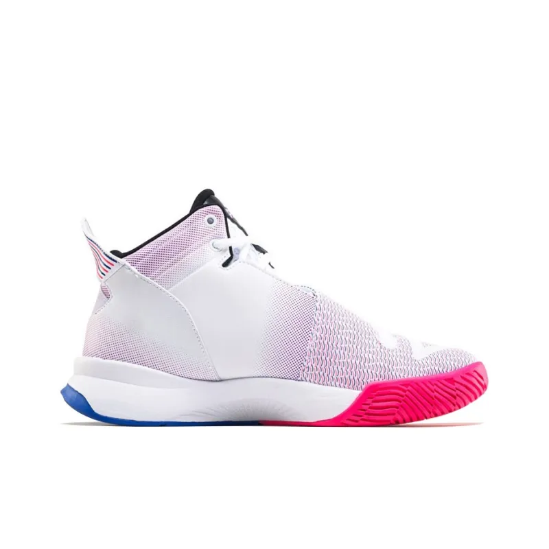 PEAK State Pole Wear Resistant High Top Performance Basketball Shoes Men's Rose Red-1