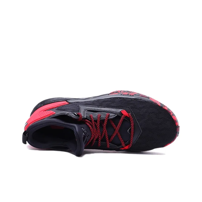 Adidas D Lillard 2 'Black Light Scarlet Cardinal'-2