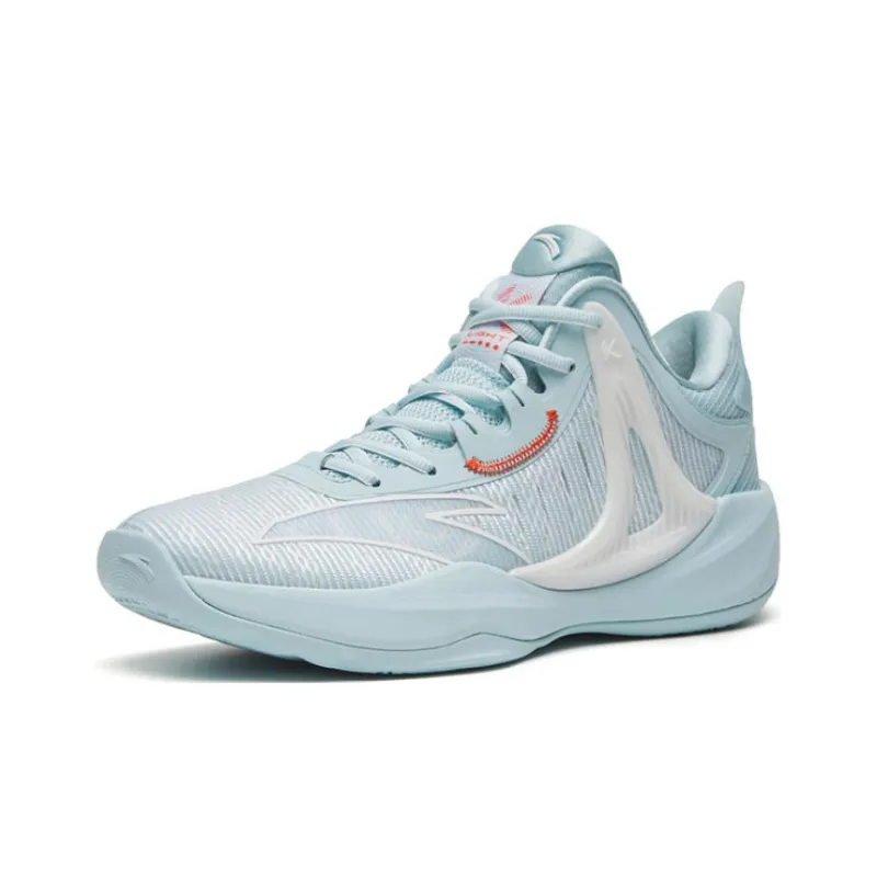 Anta Hussars 8 Abrasion Resistant Breathable Low Top Basketball Shoes Men's Blue White-1