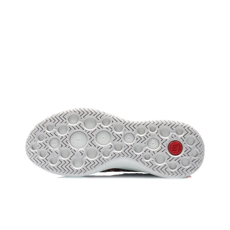 LINING Badfive 1 Basketball Shoes Men Low Top Chinese Paintings Red-4