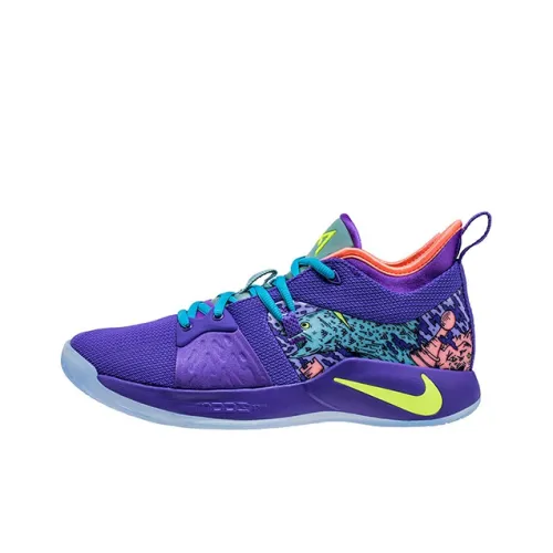 Nike PG 2 Basketball Shoes Men Low-Top Purple