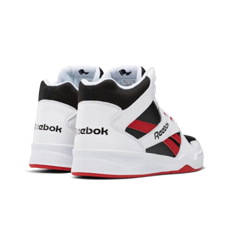Reebok Royal BB4500 2 Non slip Lightweight Mid Top Basketball Shoes Men's Black Red-3