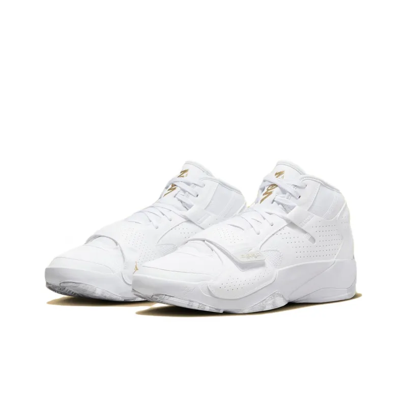 Jordan Zion 2 White Metallic Gold-2