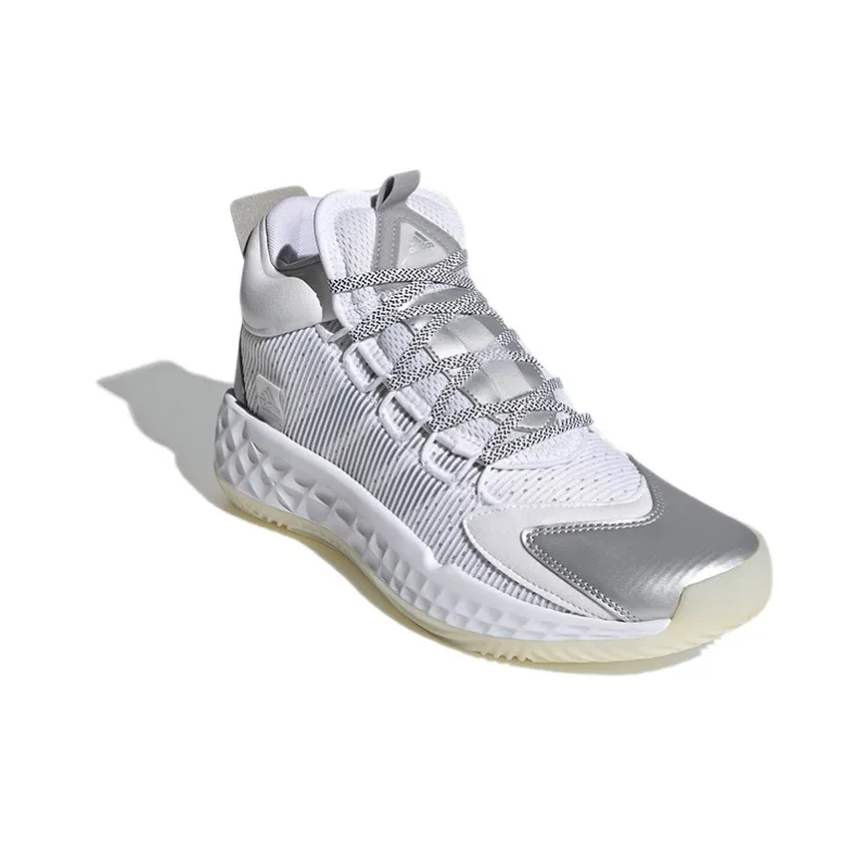 Pro Boost Adidas Mid 'White Silver Metallic'-2