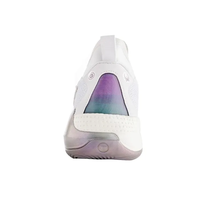 LINING YuShuai 13 Basketball Shoes Men Low Top Standard White/Roman Purple-3