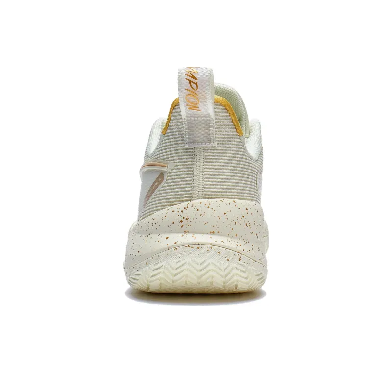 LiNing Super Light V2 Breathable Support Cushioning Wear Resistant Rebound Low Top Basketball Shoes Men's Beige Brown-4