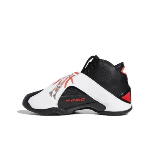 Adidas T Mac 5 Basketball Shoes Men Mid-Top Black/White/Red