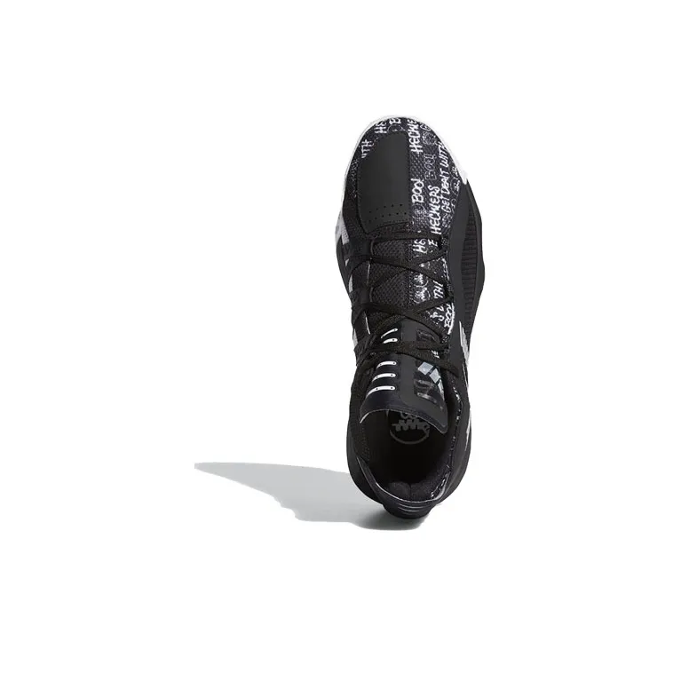 Adidas Dame 6 Core Black White-4