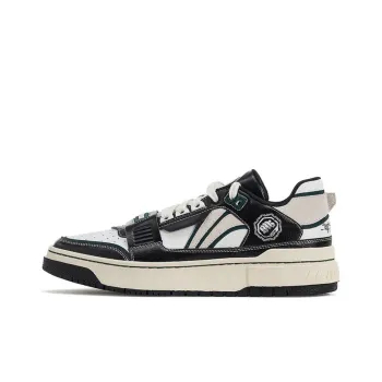 LiNing Rookie Grasses Are All Soldiers Cushioning Anti Slip And Wear Resistant Low Top Basketball Shoes Black White