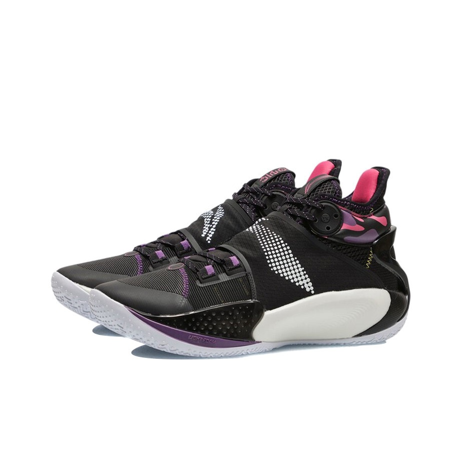 Apple - ZeronomiyaJun LINING Sonic IX CJ McCollum Men's Premium Shoes - Black