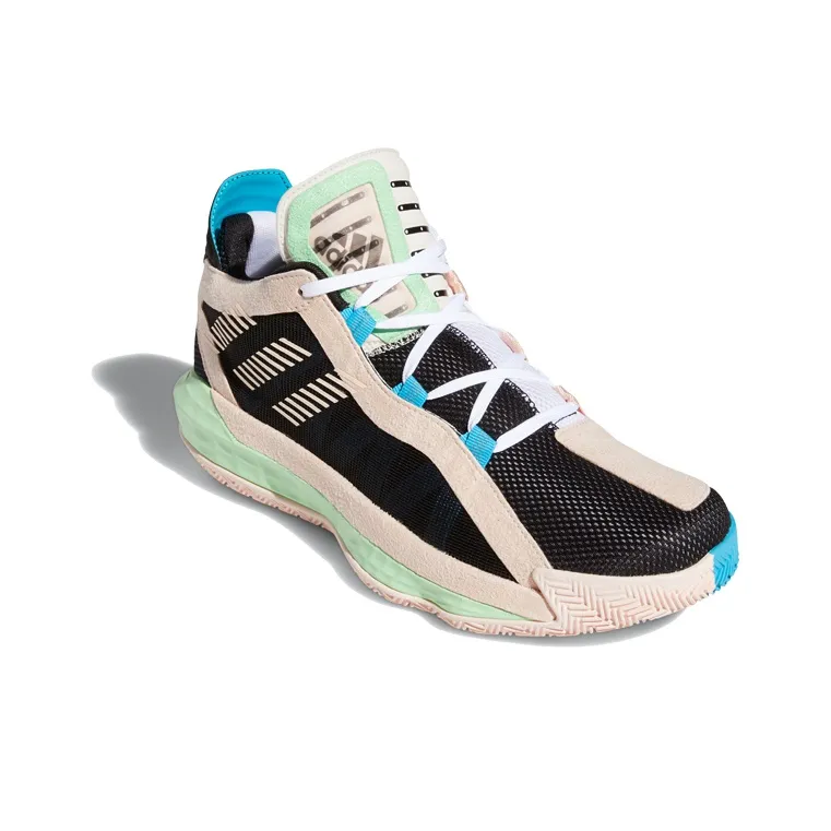 Adidas Dame 6 Black Pink Mint-2