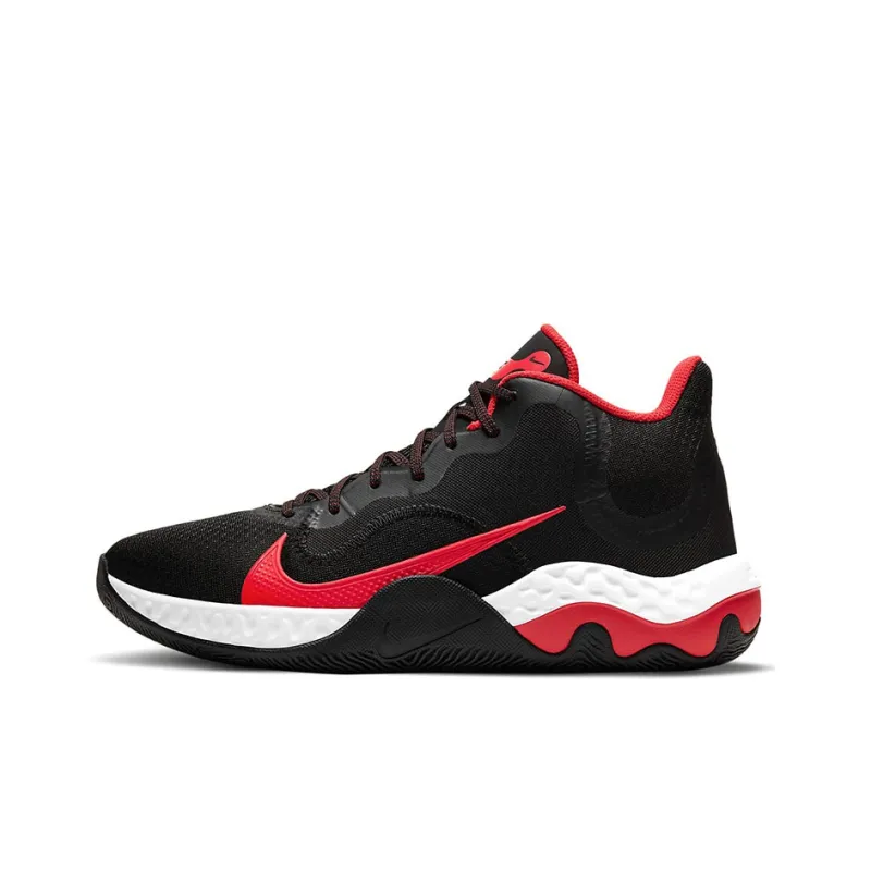 Nike Renew Elevate Black University Red-0